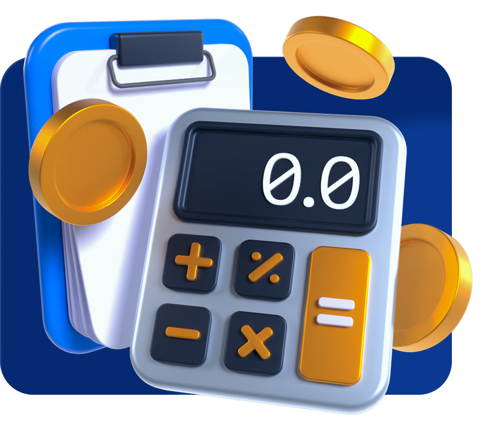 Investment profit calculator illustration